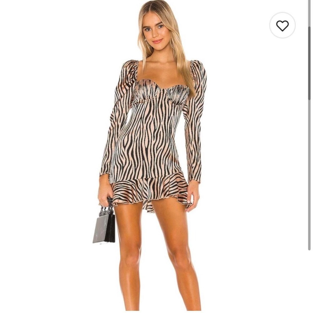 Majorelle Zebra Print Dress - Size S